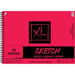 Canson XL Sketch Pad 18" x 24" - (50 Sheets, 50lb) Wire Bound