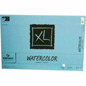 Canson XL Watercolor Pad 12" x 18" - (30 Sheets, 140lb) Cold Press