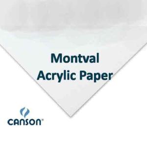 Canson Montval Acrylic Paper  19.5" x 25.6" - (1 sheet, 185lb) C100511156