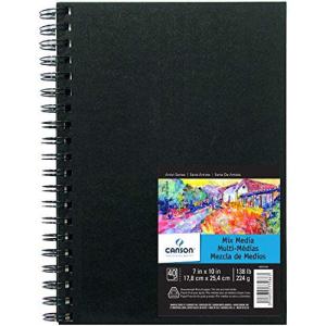 Canson Artist Series Mix Media Pad 7" x 10" - (40 Sheets, 138lb) Hardcover