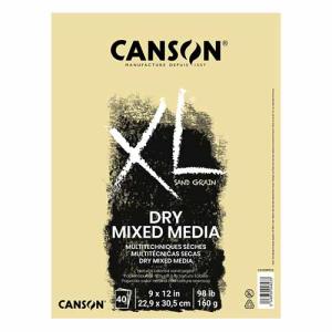 Canson XL Dry Mixed Media Natural- 9x12 (40 Sht)