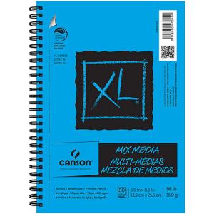 Canson XL Mix Media Pad 5.5" x 8.5" - (60 Sheets, 98lb)  C400037134