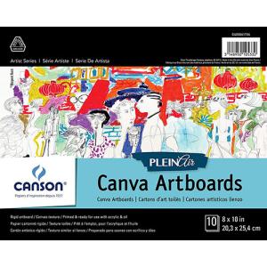 Canson Plein Air Canva Artboard Pad 8" x 10" - (10 Sheets)