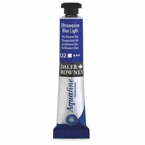 Daler Rowney Aquafine Watercolor Paint- Ultramarine Blue Light 122