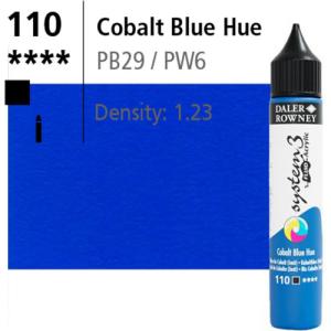 System3 Fluid Acrylic Cobalt Blue Hue-250ml Bottle 139250110