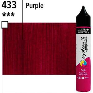 System3 Fluid Acrylics Purple -250ml Bottle 139250433