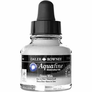 Daler-Rowney Aquafine Watercolor 1oz Ink- Chinese White