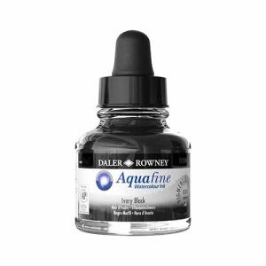 Daler-Rowney Aquafine Watercolor 1oz Ink- Ivory Black