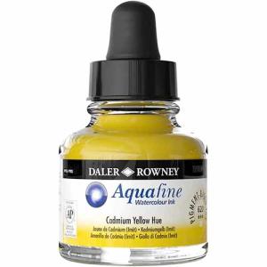 Daler-Rowney Aquafine Watercolor 1oz Ink- Cadmium Yellow Hue