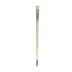 Daler Rowney Robert Simmons Signet Bristle Brush - Bright, Long Handle, Size 8  DR222141008