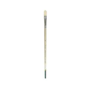 Daler Rowney Robert Simmons Signet Bristle Brush - Filbert, Long Handle, Size 6  DR222142006