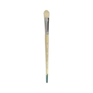 Daler Rowney Robert Simmons Signet Bristle Brush - Filbert, Long Handle, Size 12  DR222142012