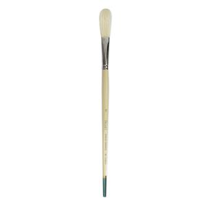 Daler Rowney Robert Simmons Signet Bristle Brush - Egbert Filbert, Long Handle, Size 8  DR222143008