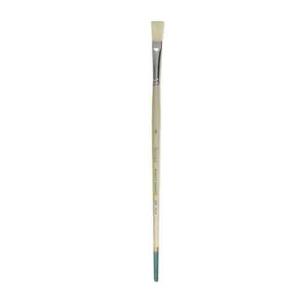 Daler Rowney Robert Simmons Signet Bristle Brush - Flat, Long Handle, Size 6  DR222144006