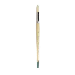 Daler Rowney Robert Simmons Signet Bristle Brush - Round, Long Handle, Size 12  DR222145012