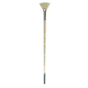 Daler Rowney Robert Simmons Signet Bristle Brush - Fan, Long Handle, Size 4  DR222146004