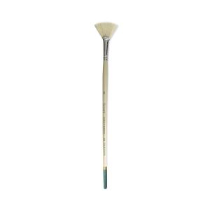 Daler Rowney Robert Simmons Signet Bristle Brush - Fan, Long Handle, Size 6  DR222146006