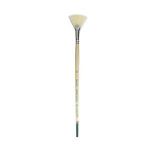 Daler Rowney Robert Simmons Signet Bristle Brush - Fan, Long Handle, Size 8  DR222146008