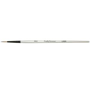 Daler Rowney Simply Simmons Mixed Media Brush - Short Handle, Liner, Size 0  DR255051099