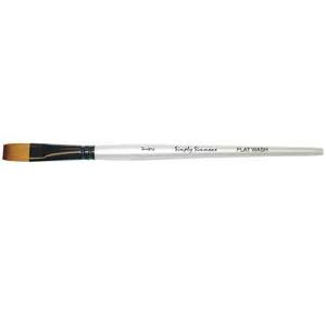 Daler Rowney Simply Simmons Mixed Media Brush - Short Handle, Flat Wash, Size 1/2"  DR255055050