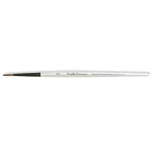 Daler Rowney Simply Simmons Mixed Media Brush - Short Handle, Round, Size 3 DR255085003