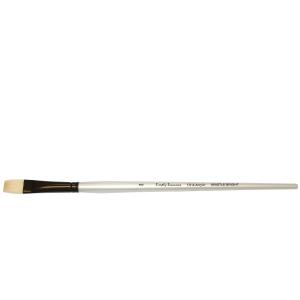 Daler Rowney Simply Simmons Oil/Acrylic Brush - Long Handle, Bristle Bright, Size 8  DR255141008