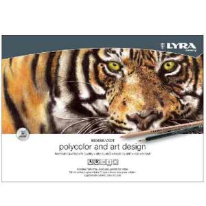 Lyra Rembrandt Poly+Art Design Pencils Wooden Box 30 Pcs LYL2004002