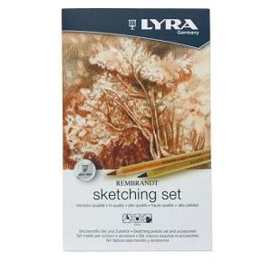 Lyra Rembrandt Sketching Pencil Set Metal Box - 10pcs