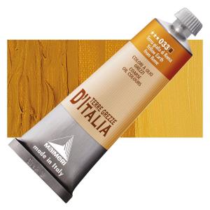 Maimeri Italian Natural Earth Oil Color - Yellow Earth from Rome, 60 ml tube