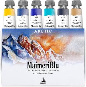 MaimeriBlu Arctic Thematic Set 12ml Watercolor Set  6ct   M1698051
