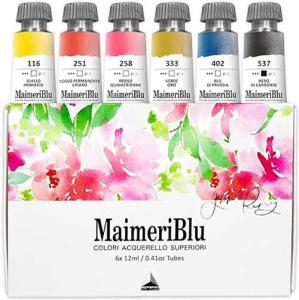 MaimeriBlu Jenna Rainey Set 12ml Watercolor Set  6ct   M1698060