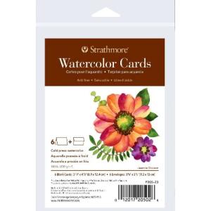 Strathmore 400 Series Watercolor Announments Cards With Envelopes   3 1/2"x4 7/8"  6ct  ST205-23