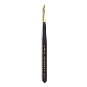 Princeton 3050 Series Mini Detailer Synthetic Sable Angle Shader Brush 0