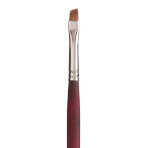 Princeton Velvetouch Series 3900 Synthetic Brush - Long Handle Angle Bright 6   PRN3900AB6
