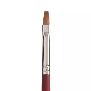 Princeton Velvetouch Series 3900 Synthetic Brush - Long Handle Flat 4   PRN3900F4