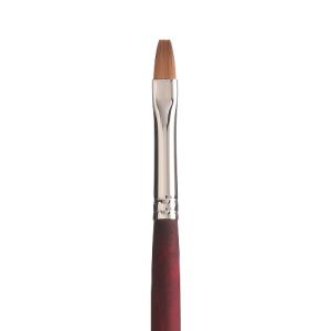 Princeton Velvetouch Series 3900 Synthetic Brush - Long Handle Flat 6   PRN3900F6
