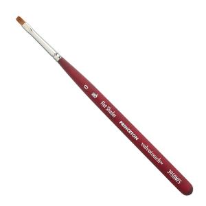 Princeton Velvetouch Mixed Media Brush - Mini, Flat Shader #0