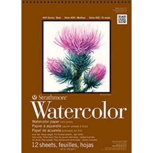 Strathmore 400 Series Watercolor Pad (440) 11" x 15" - (12 Sheets, 140lb) Cold Press