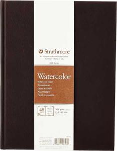 Strathmore 400 Series Watercolor Hardbound Book (467) 8.5" x 11"   (48sheets ,140lb)