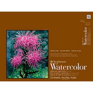 Strathmore 400 Series Watercolor Block ( 472 ) 11" x 15" - (15 Sheets, 140lb) Cold Press