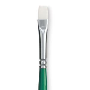 Princeton Summit 6100 Series White Synthetic Long Handle Brush for Oil & Acrylic - Bright 4