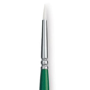 Princeton Summit 6100 Series White Synthetic Long Handle Brush for Oil & Acrylic - Round 1