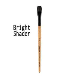 Princeton 6450 Series Catalyst Polytip Bristle Brush - Short Handle Bright Shader 2
