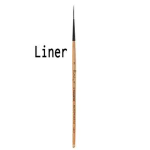 Princeton 6450 Series Catalyst Polytip Bristle Brush - Short Handle Liner 4