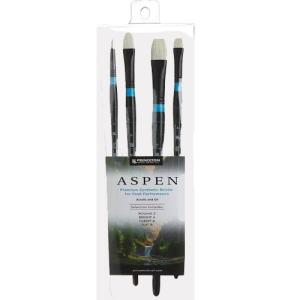 Princeton Professional Aspen Brush for Oil & Acrylic Set- 4pc