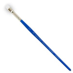 Princeton Summit 6850 Series White Synthetic Brush for Watercolor & Acrylic - Angle Shader 1/4"
