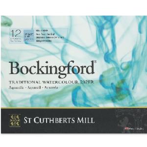 St Cuthbert's Bockingford Watercolor Glue Bound Pad - 10"X14" Cold Press  47130001011D