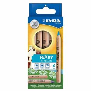 Lyra Ferby Triangular Colored Pencils 6.5mm- 6ct L3611060