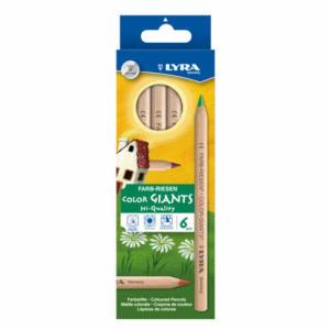 Farb-Riesen Color Giants Lacquared Colored Pencils- 6ct