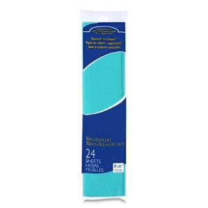 Spectra Bleeding Tissue Paper 20" x 30" - (24 Sheets) Azure Blue